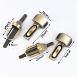 Purse Closure Factory - OEM/ODM Twist Turn Lock Replacement Mortise Lock 34/39mm