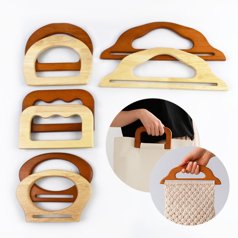 Wooden Bag Handles Manufacturer - OEM/ODM Multiple Shapes Sizes Natural Wood DIY