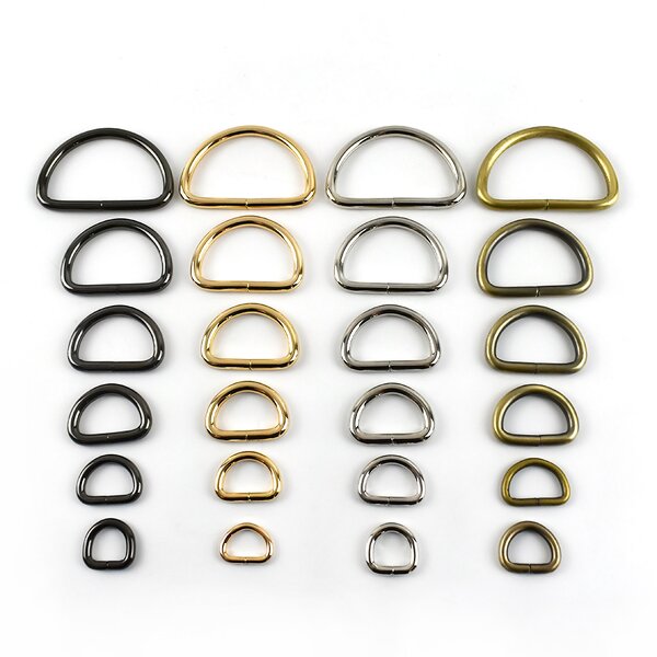 Handbag Hardware Factory - OEM/ODM Custom Color Rainbow Rose Gold D Ring