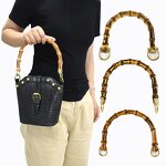 Bag Handles Manufacturer - OEM/ODM Natural Wooden Vintage Bamboo Purse Frame