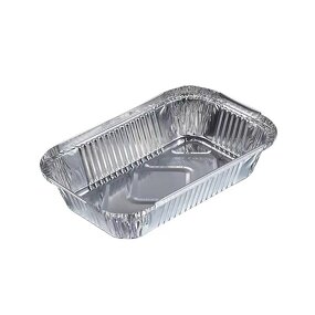 Aluminum Container Factory - OEM Logo Disposable Small Size Foil Food Tray