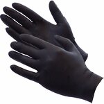 Nitrile Gloves Factory - OEM Food Grade Black Powder-Free Disposable