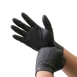 Tattoo Gloves Factory - OEM 5 Mil Powder-Free Black Nitrile Disposable