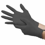 Nitrile Gloves Factory - OEM Food Grade Black Powder-Free Disposable