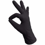 Nitrile Gloves Factory - OEM Food Grade Black Powder-Free Disposable
