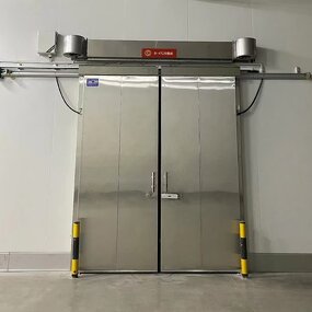 Steel Sliding Door Manufacturer - OEM/ODM Modern 100mm for Cold Storage Waterproof for Warehouses