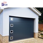 Steel Garage Door Factory - OEM/ODM Residential Overhead 9x7 Sectional for Villas Finished