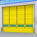 High-Speed PVC Door Factory - OEM/ODM Automatic Fireproof Anti-Pinch Stacking