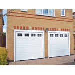 Steel Garage Door Factory - OEM/ODM Customizable 40mm Panel Modern Segmented Anti-theft