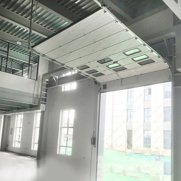 Steel Garage Door Manufacturer - OEM/ODM Modern Design Automatic Industrial Vertical Windproof
