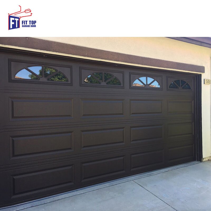 Steel Garage Door Factory - OEM/ODM Residential Overhead 9x7 Sectional for Villas Finished