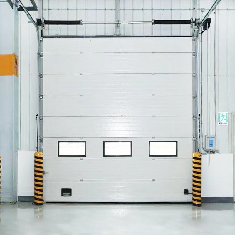 Steel Garage Door Factory - OEM/ODM Modern Designed Automatic Industrial Vertical Windproof