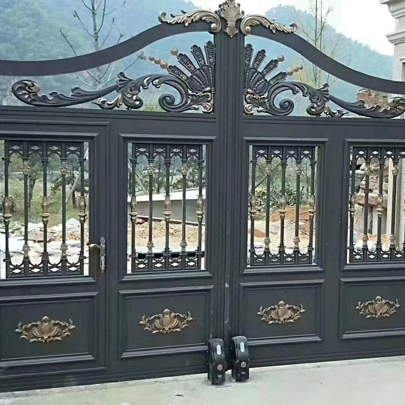 Aluminum Swing Gate Manufacturer - OEM/ODM Wholesale Customization Industrial Metal Pedestrian