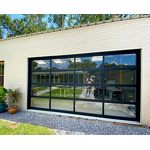 Steel Garage Door Manufacturer - OEM/ODM Customized Automatic Bifold Overhead with Aluminum