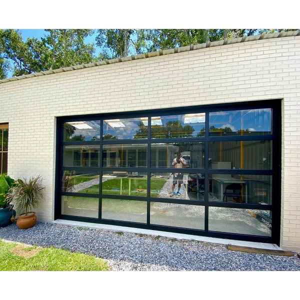 Steel Garage Door Manufacturer - OEM/ODM Customized Automatic Bifold Overhead with Aluminum