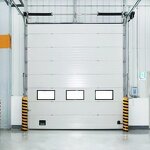 Steel Garage Door Factory - OEM/ODM Modern Design Residential Vertical Sliding Wholesale