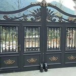 Aluminum Gates Factory - OEM/ODM Modern Double Swing Automatic Retractable Driveway