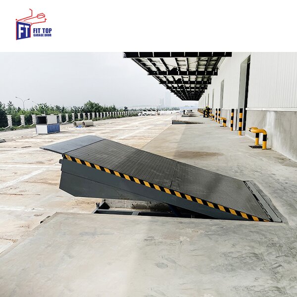 Dock Leveler Manufacturer - OEM/ODM Stationary Adjustable Hydraulic Yard Ramp with Truck