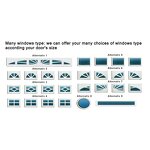 Steel Garage Door Factory - OEM/ODM Modern Double Anti-Theft Electric Automatic Overhead