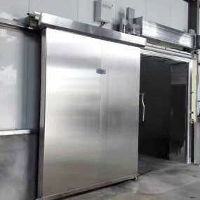 Cold Room Sliding Door Factory - OEM/ODM Modern 100mm Steel Construction Waterproof for Warehouse