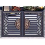 Aluminum Gates Factory - OEM/ODM Modern Double Swing Automatic Retractable Driveway