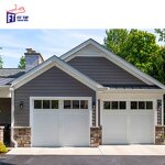 Steel Sectional Garage Door Manufacturer - OEM/ODM New American 16x8 Insulated Flat Modern