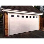 Steel Garage Door Factory - OEM/ODM Modern Double Anti-Theft Electric Automatic Overhead