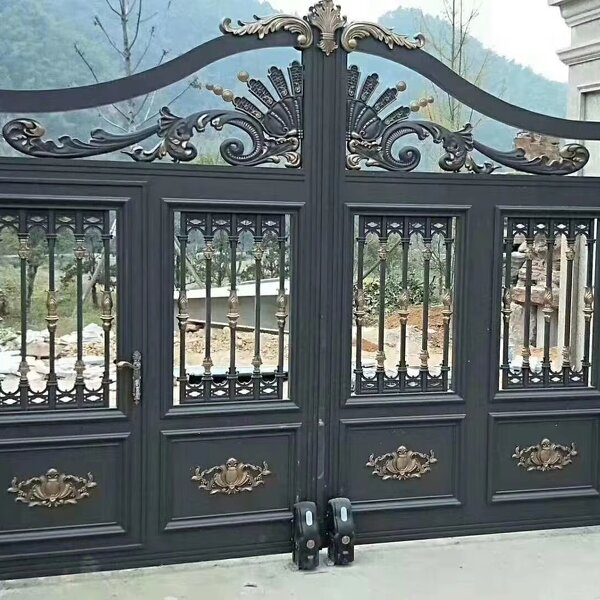 Iron Gates Manufacturer - OEM/ODM American Villa Garden Entrance Automatic Opening Door