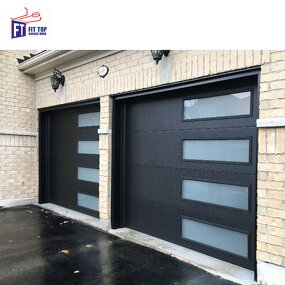 Steel Garage Door Factory - OEM/ODM Modern Double Anti-Theft Electric Automatic