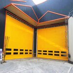 Industrial Door Manufacturer - OEM/ODM Customized Rolling up Stacking Windproof Entry