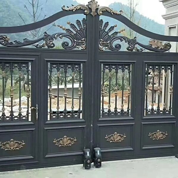 Metal Main Gate Manufacturer - OEM/ODM Luxury Fancy Gate for Villas Easily Assembled
