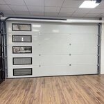 Steel Garage Door Factory - OEM/ODM Modern Double Anti-Theft Electric Automatic Overhead