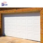 Steel Sectional Garage Door Manufacturer - OEM/ODM New American 16x8 Insulated Flat Modern