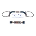 Horse Snaffle Bit Factory - D Shape Mouthpiece Chrome Rings