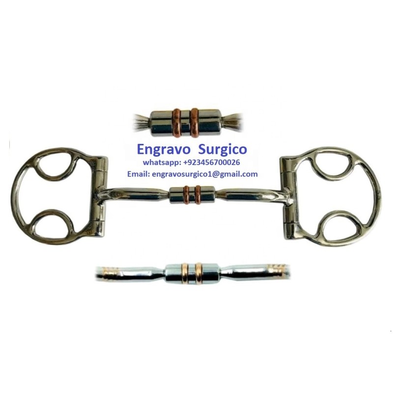 Horse Mouth Bit Factory - 3 Ring Single Joint Riding