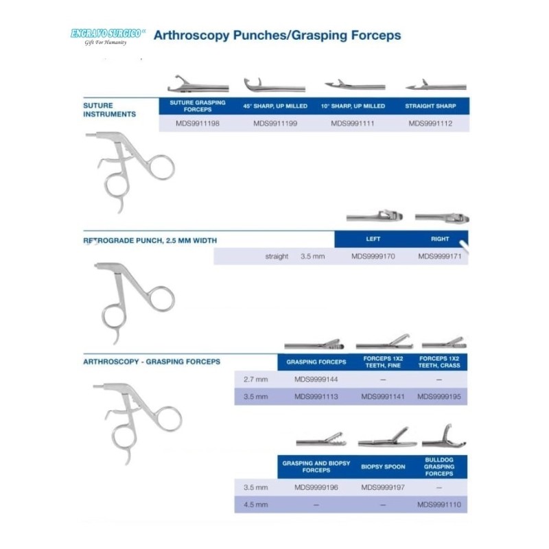 Arthroscopic Set Factory - Banana Knife Probe Curet Cartilage