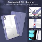 iPad Case Manufacturer - OEM Smart Pencil Holder Clear Hard Back Cover