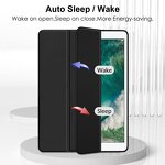 Tablet Case Factory - OEM Folio Flip PU Leather Clear PC Back with Holder