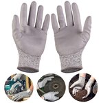 Cut Resistant Gloves Factory - OEM/ODM HPPE PU Dipped Palm Safety for Construction