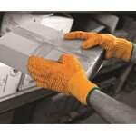 Work Glove Manufacturer - OEM/ODM High Grip PVC Lattice Honeycomb for Freezer Warehouse