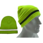 Beanie Hat Factory - OEM/ODM Hi Viz Fluorescent Yellow Orange Black Reflective