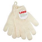 Bath Gloves Factory - OEM/ODM Custom Logo Nylon Loofah Exfoliating for Shower