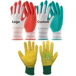 Children Working Gloves Manufacturer - OEM/ODM Custom logo Polyester Nylon Shell Nitrile Coated
