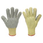 Cut Resistant Gloves Factory - OEM/ODM Anti Puncture Leather Palm Aramid Fibre Level 5