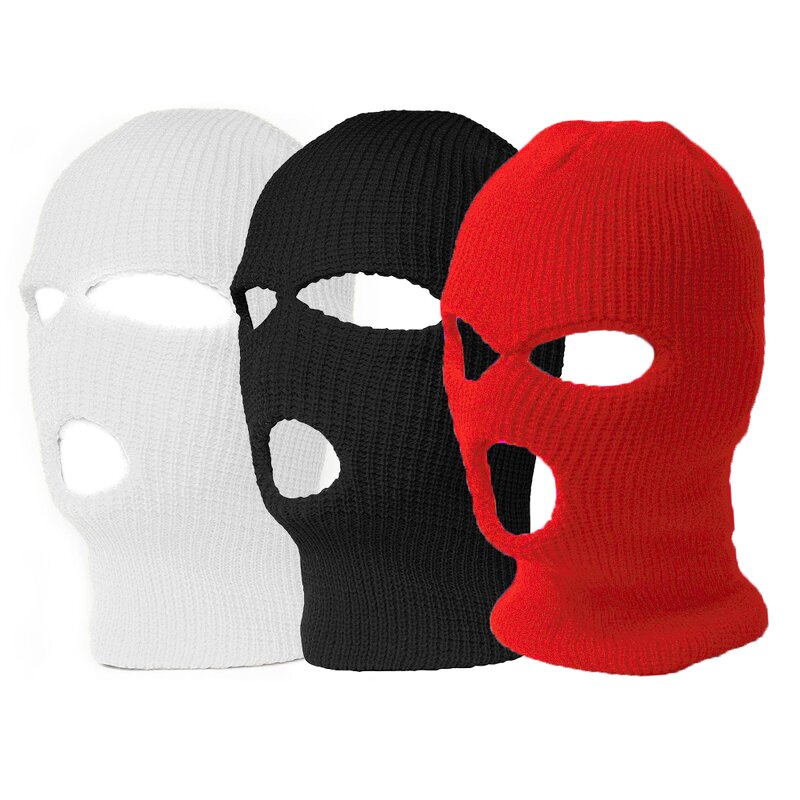 Balaclava Manufacturer - OEM/ODM Winter Insulated Thermal 3 Holes Knit for Skiing