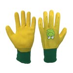 Children Work Gloves Factory - OEM/ODM Custom Latex Rubber Coated Cartoon Anti Abrasion