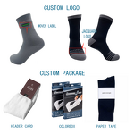 Waterproof Socks Factory - OEM/ODM 100% Waterproof Breathable with Thermolite Coolmax Merino