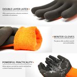 Winter Work Glove Manufacturer - OEM/ODM 100% Waterpoof Thermal Fleece Lined Latex Coated
