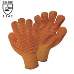 Work Glove Manufacturer - OEM/ODM High Grip PVC Lattice Honeycomb for Freezer Warehouse