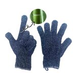 Shower Gloves Manufacturer - OEM/ODM Custom Charcoal Bamboo Natural Fiber Exfoliating